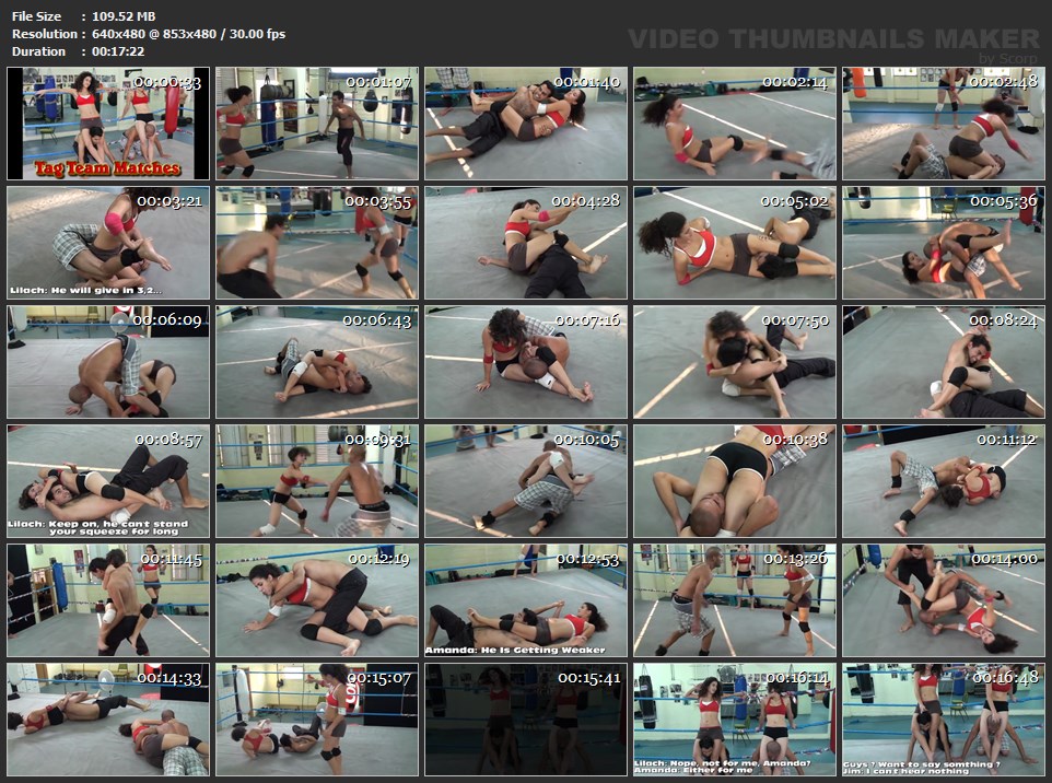 Mixed wrestling tag team - Girls vs boys