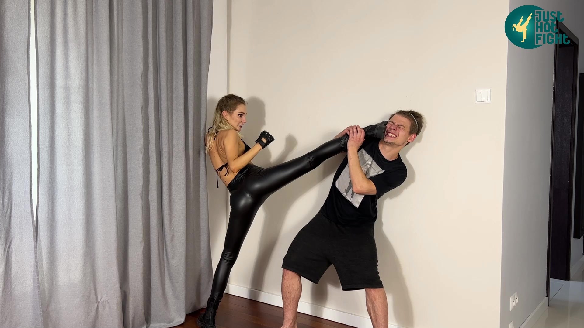 Lethal Blonde Powerful Kicks 