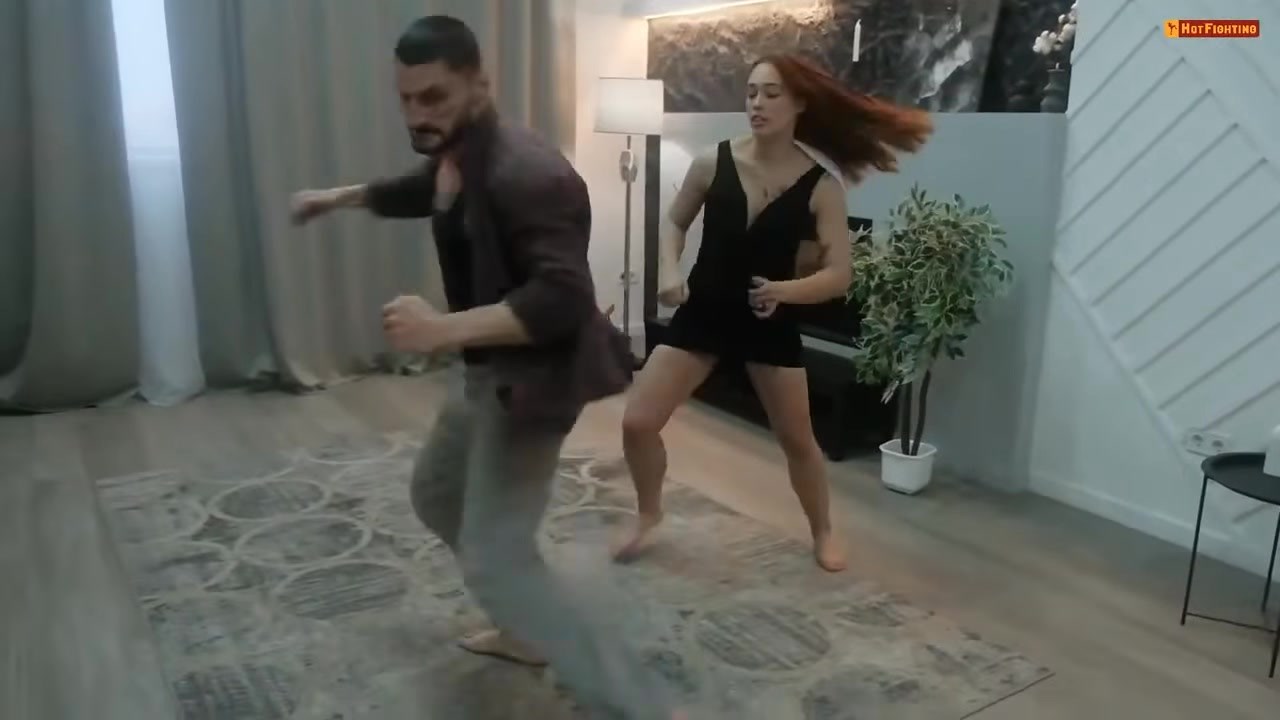 Hot karate woman 