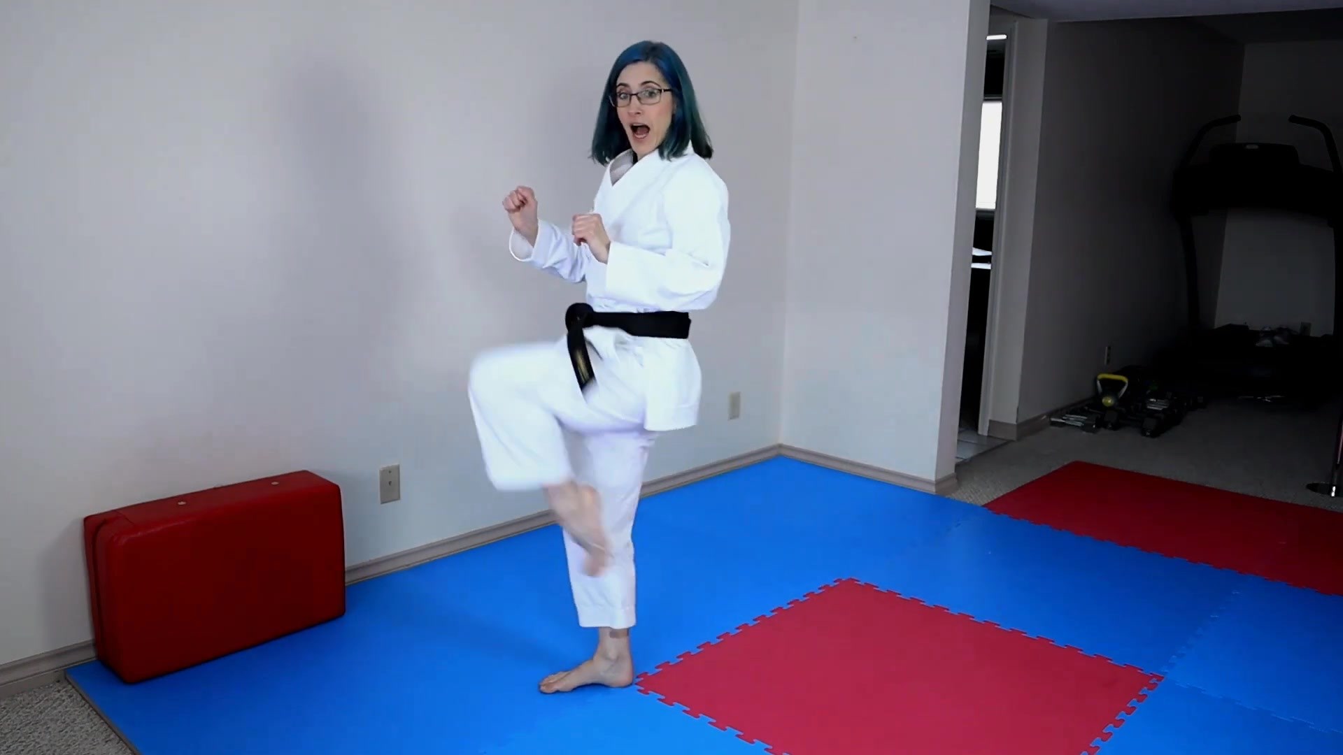 Front Kick For Karate Lesson 