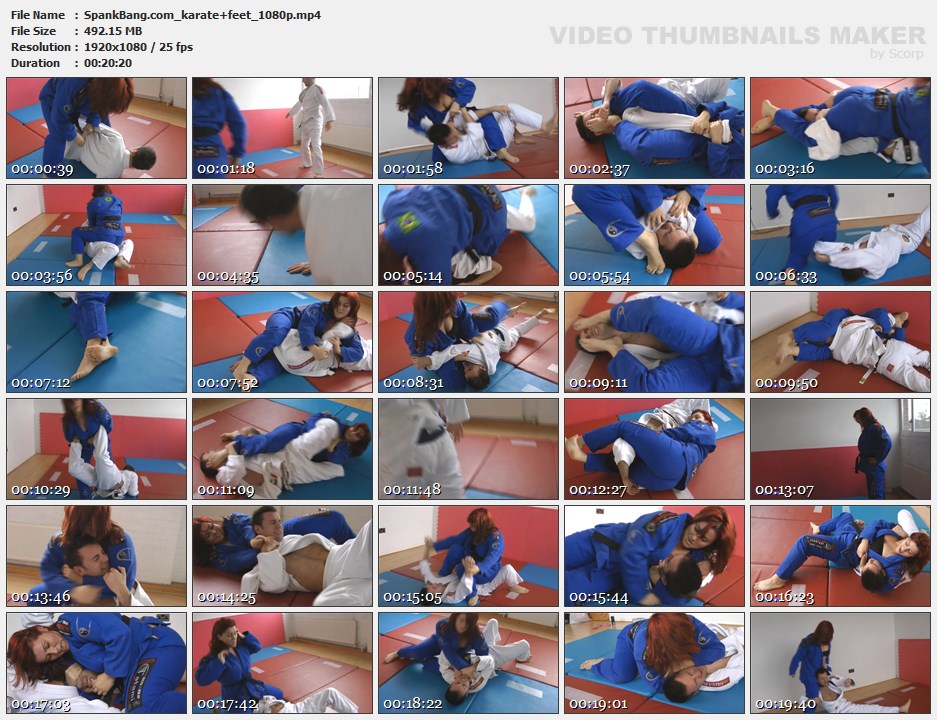 Sexy judo femdom