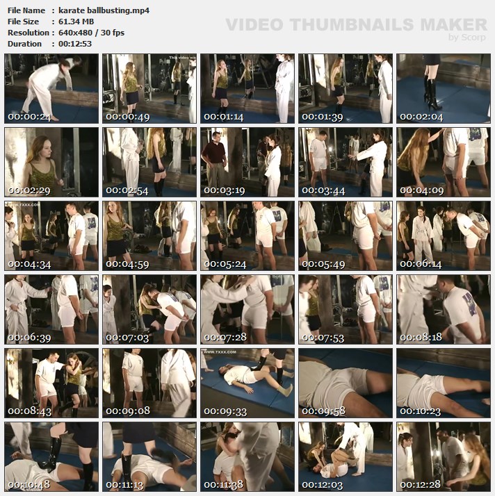 Oldie Karate Ballbusting