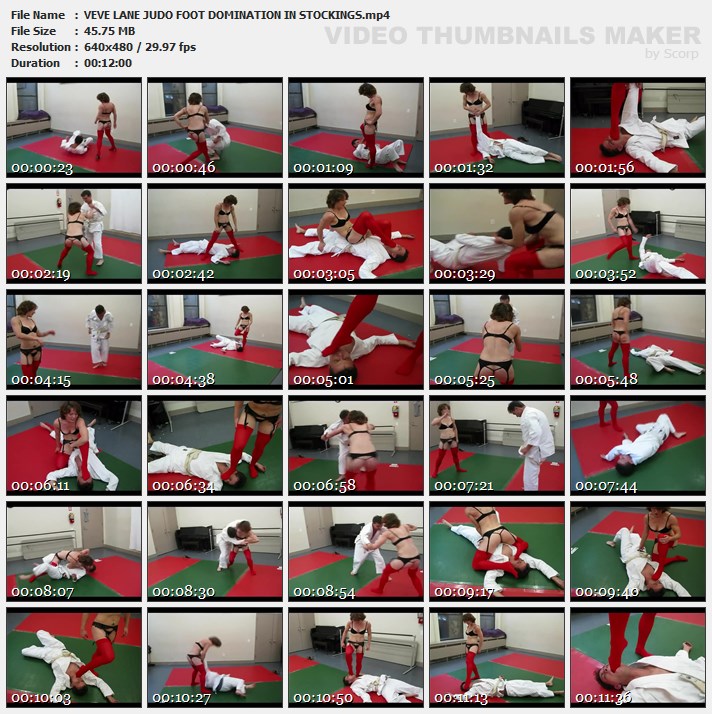 Veve Lane Judo Foot Domination