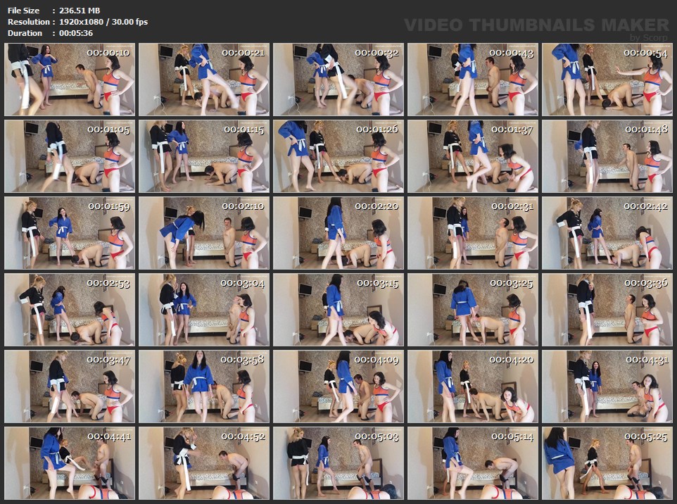 Karate Kicks Ballbusting