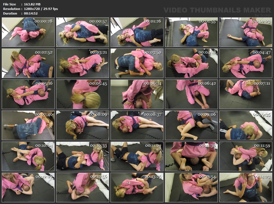 Judo pink gi domination