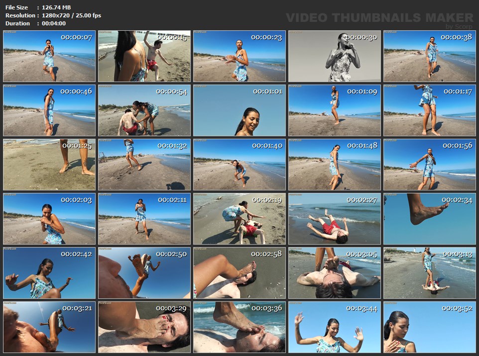 Samy Beach Foot Domination (Fighting Dreams)