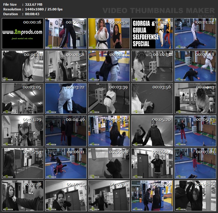 Giorgia and Gilia Self Defense Special (2mProds)