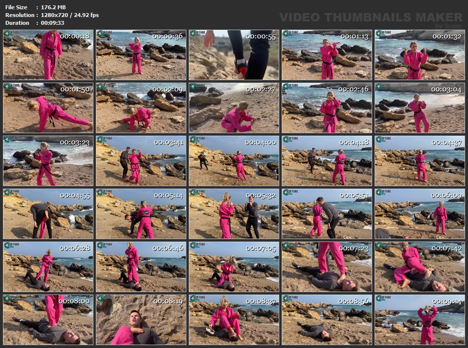 Olga Karate On The Beach (JHF)